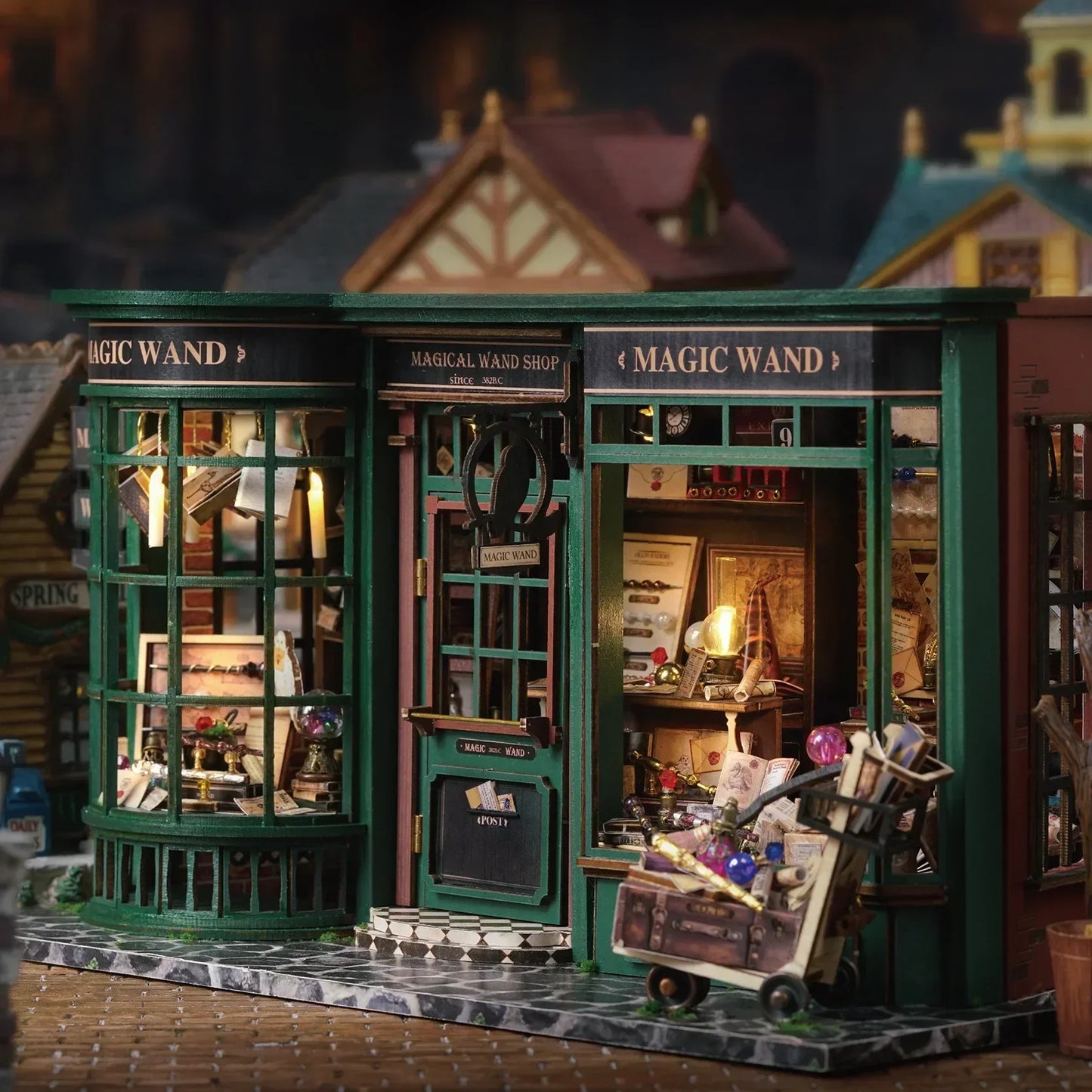 «Magic Shop» – 3D Puzzle & DIY Wooden Mini Dollhouse Kit