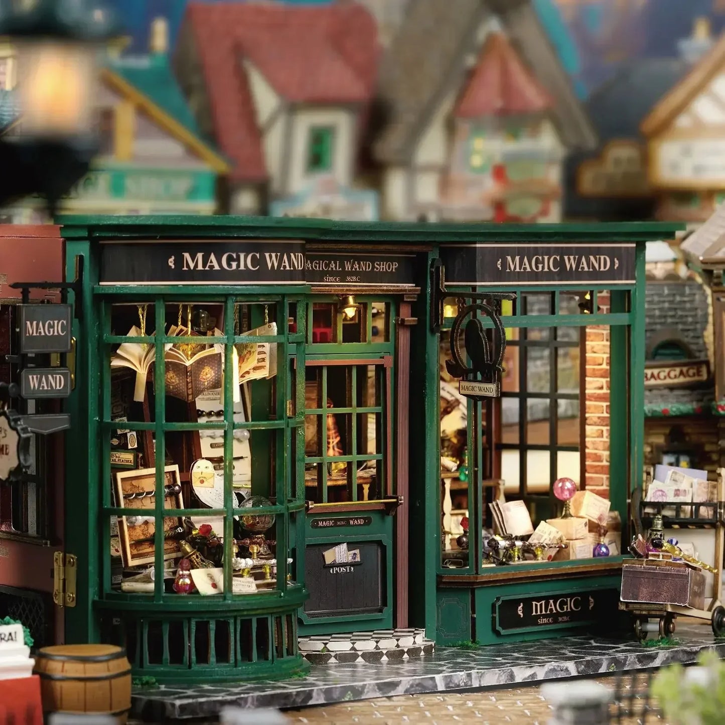 «Magic Shop» – 3D Puzzle & DIY Wooden Mini Dollhouse Kit